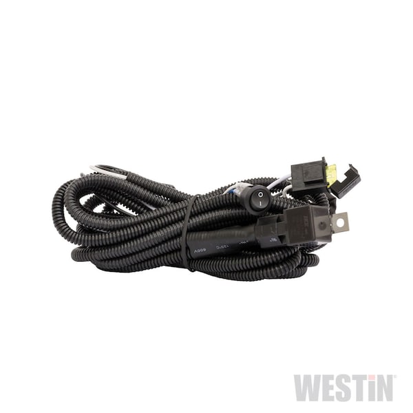Westin Automotive LED ACCESSORY WIRING HARNESS 14FT LONG, 14 GUAGE, 20 AMP FUSE W/PIGTAIL TO CONNECT2 LIGHTS & ROCKER 09-12000-8 - main